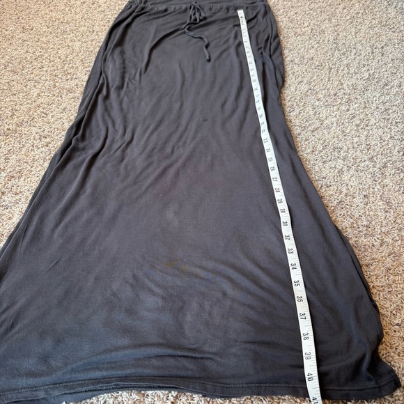 Michael Stars Dark Gray Sleeveless Maxi Dress Contemporary Size S - Picture 11 of 12